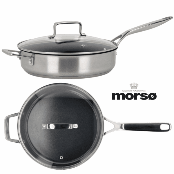 Morsø 79Nord Hybrid Sauterpande med glaslåg 24 cm - Billede 2