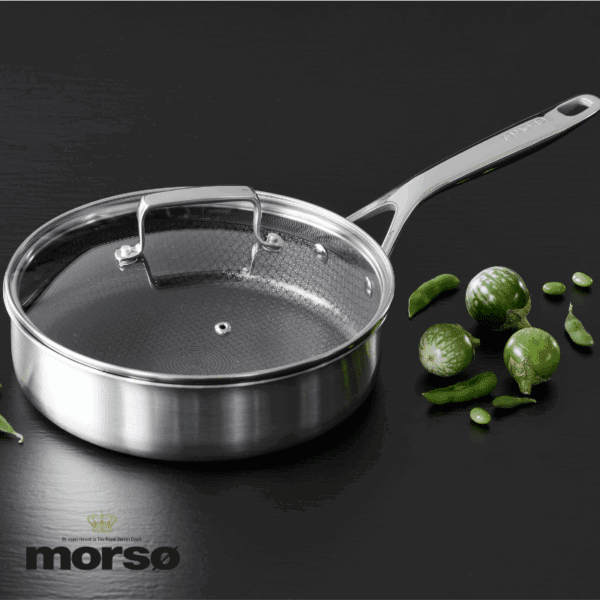 Morsø 79Nord Hybrid Sauterpande med glaslåg 24 cm