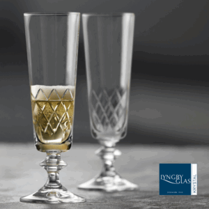 Lyngby Chapagneglas 2 stk
