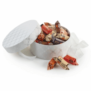 Hatteæske Hvid Sølv - Økologisk & Vegansk Fudge - Mix